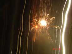 Bad fireworks photograph