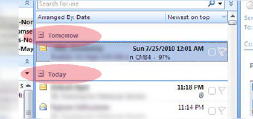 Microsoft outlook predicts the future!